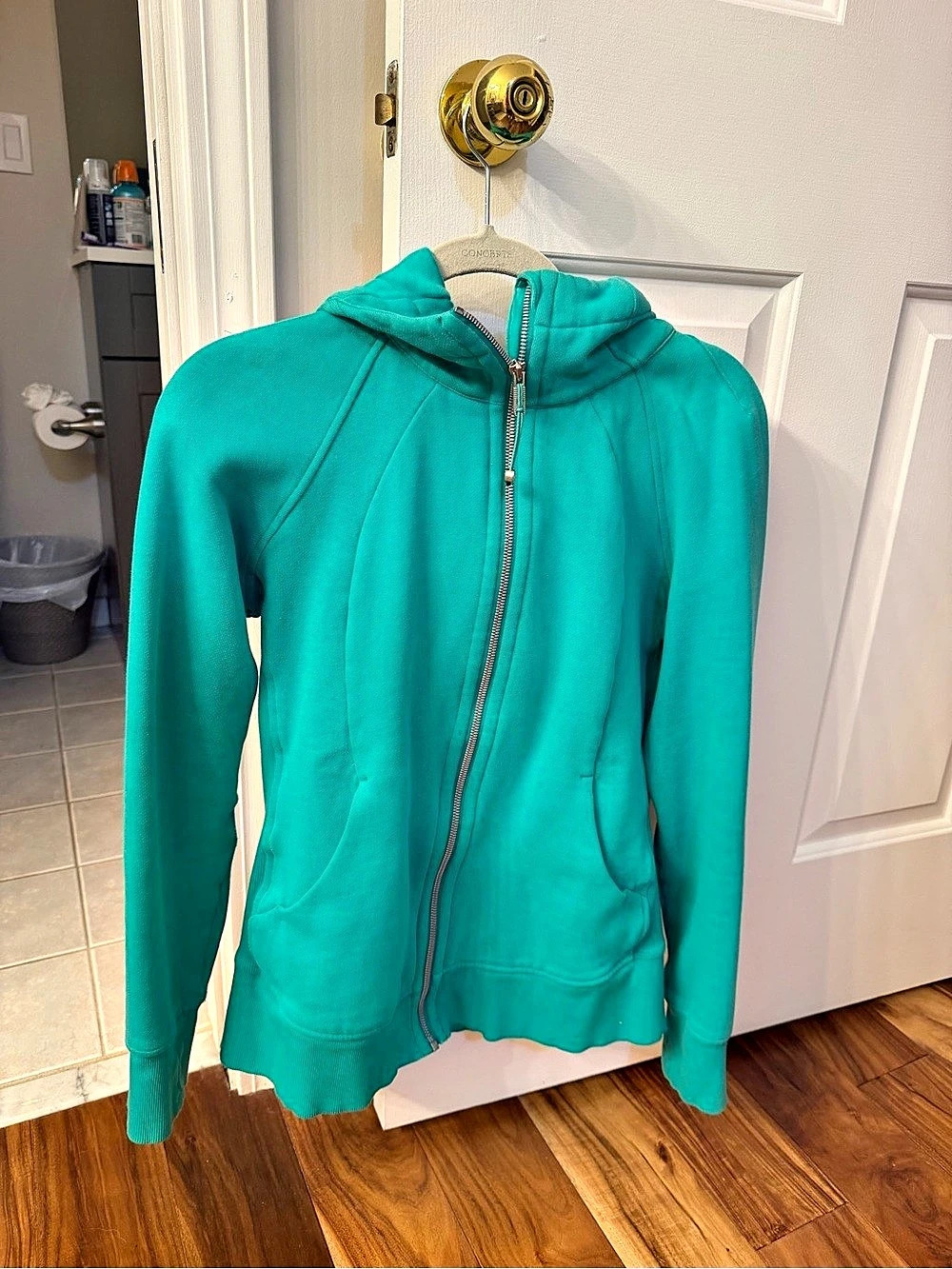 lululemon Scuba Full-Zip Hoodie Green Size 10